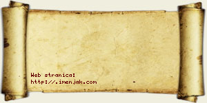 Jana Fain vizit kartica